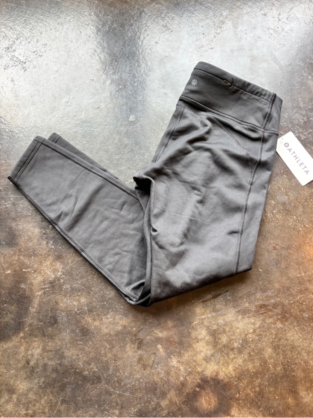 New Athleta Alpine Valley Tights Black Leggings Medium